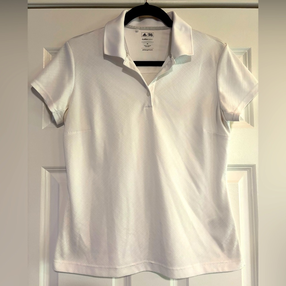Adidas Clima Cool Textured Polo Shirt, size Medium